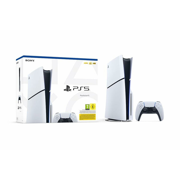 PlayStation 5 Sony Slim Chasis D 1 TB Lecteur Blu-Ray Blanc