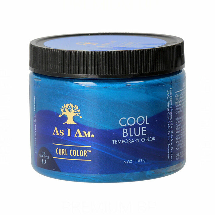Semi-permanente kleurstof As I Am Curl Color Cool Blue