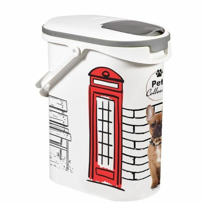 Pet food jar Curver Pets Collection White 10 L