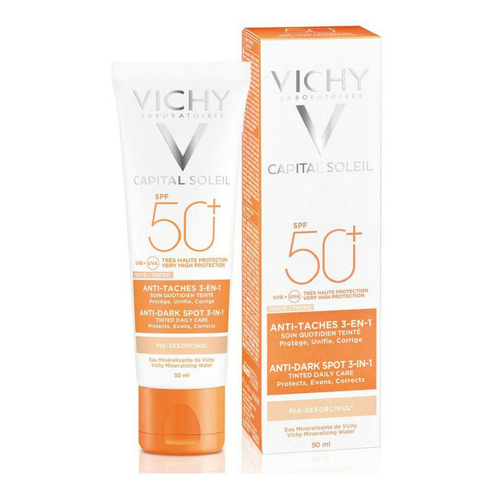 Facial Cream Vichy 54827 Black Spf 50 50 ml 3-in-1