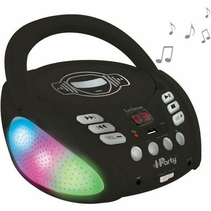 CD/MP3 player Lexibook iParty Bluetooth 5.0 Zwart USB