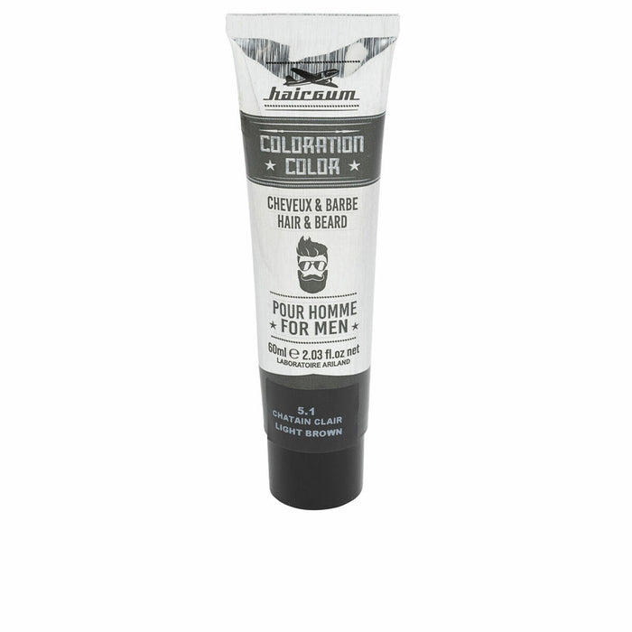 Permanente Kleur Hairgum COLORATION Lichtbruin Nº 5.1 60 g