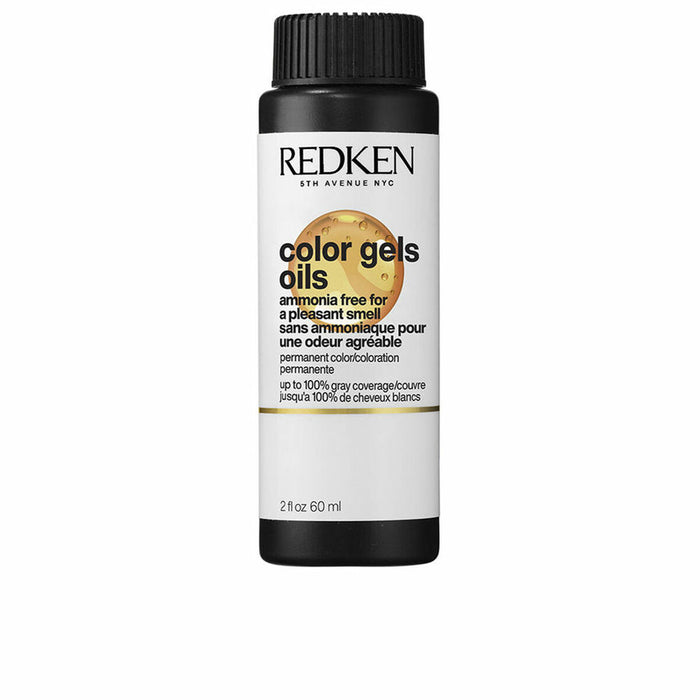 Permanente kleur Redken COLOR GEL OILS Nº 4N-4.0