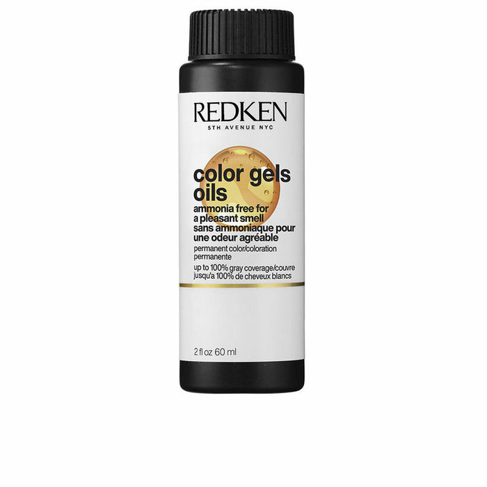 Permanent Colour Redken COLOR GEL OILS Nº 6N-6.0 (3 Units)