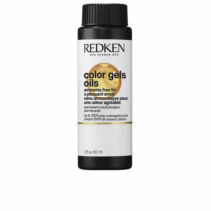 Permanente kleur Redken COLOR GEL OILS Nº 7GB-7.31 (3 Stuks)