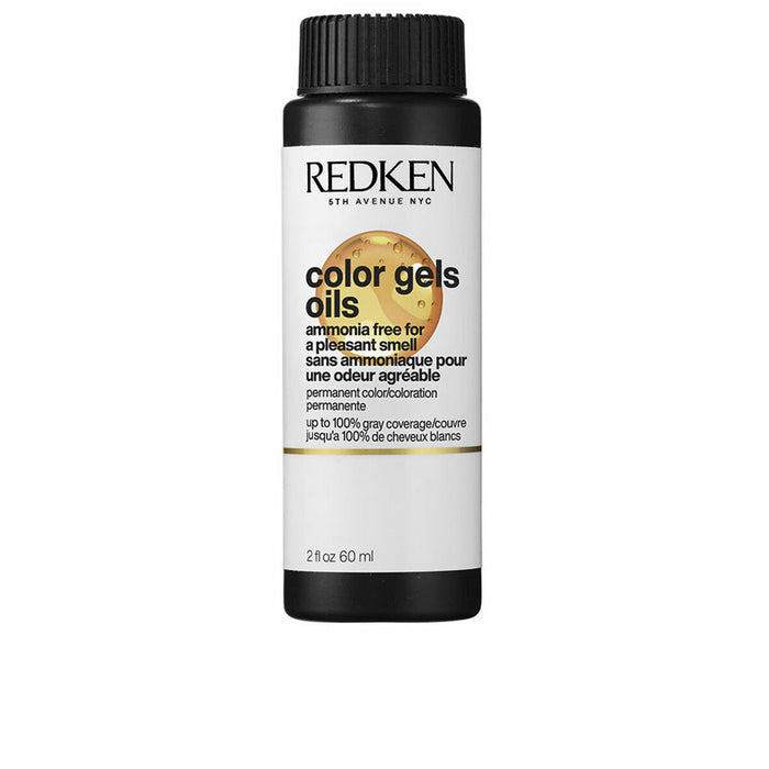 Permanente kleur Redken COLOR GEL OILS Nº 8AV-8.12 (3 Stuks)