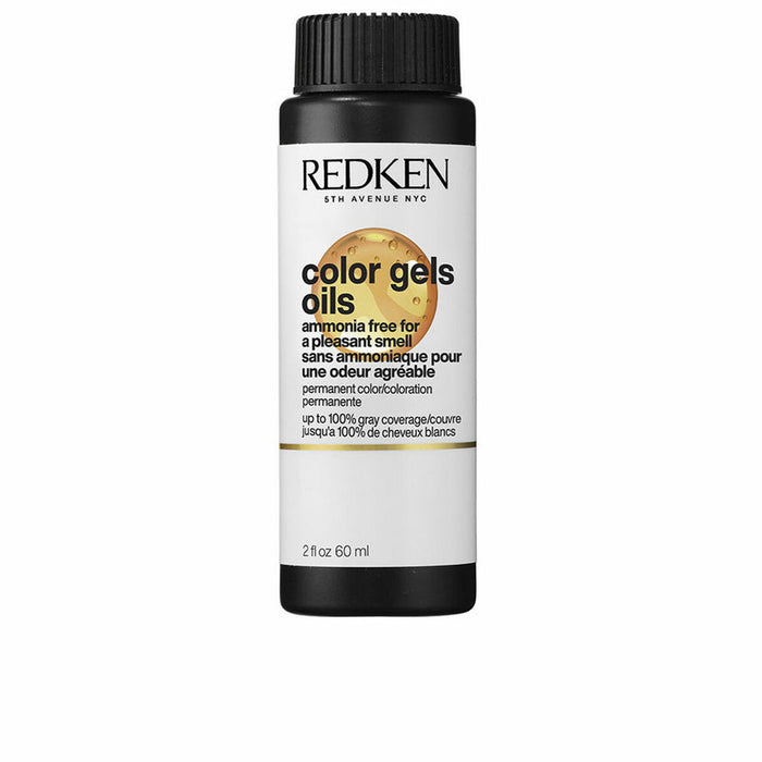 Permanente kleur Redken COLOR GEL OILS Nº 8GI-8.31 (3 Stuks)