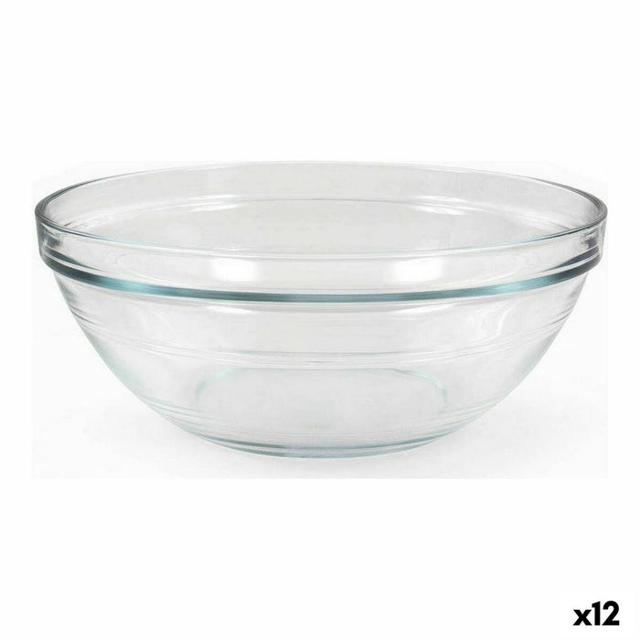 Saladier Duralex Lys Transparent Verre 2,4 L (12 Unités)  