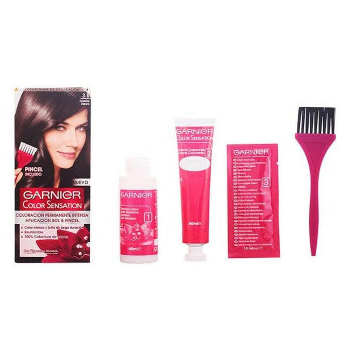 Permanente Kleur Color Sensation 3 Garnier Color Sensation Donkerbruin 110 g