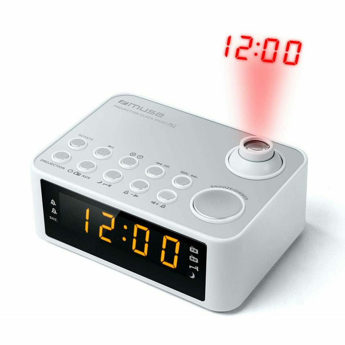 Radio alarmklok Muse M-178PW
