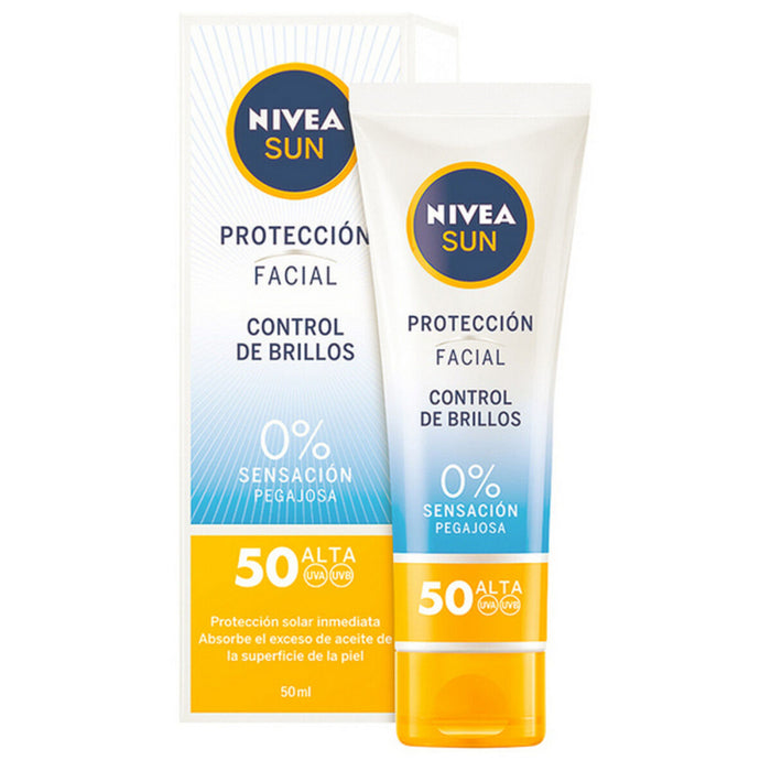 Gezichtszonnecrème Nivea SPF 50 (50 ml) (Uniseks) (50 ml)