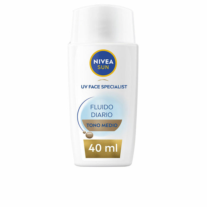Gezichtszonnecrème Nivea SUN FACIAL Medium Huidskleur Spf 50 40 ml