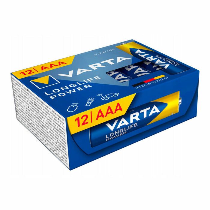 Batteries Varta longlife power cube aaa - lr03 1,5 V AAA LR03 (12 Unités) (12 Pièces)