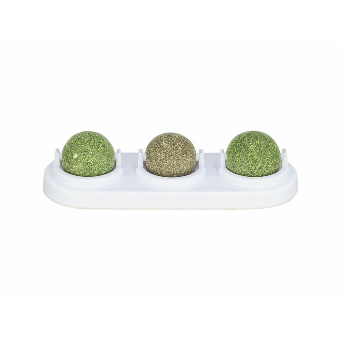 Jouet pour chats Trixie Blanc Vert Balles