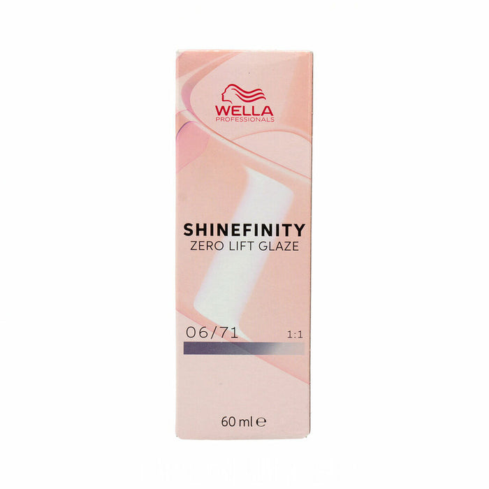 Permanente kleur Wella Shinefinity Nº 06/71 (60 ml)