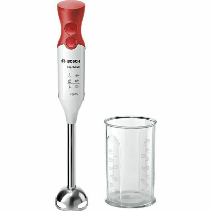Handblender BOSCH Hand blender 600 ml Wit Rood Rojo/Blanco 450 W