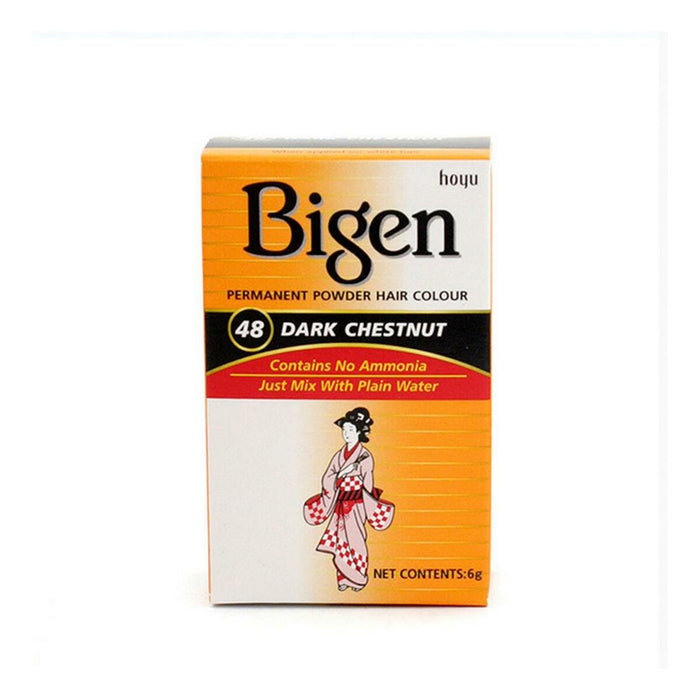 Permanente Kleur Bigen Nº48 Dark Chestnut (6 gr)