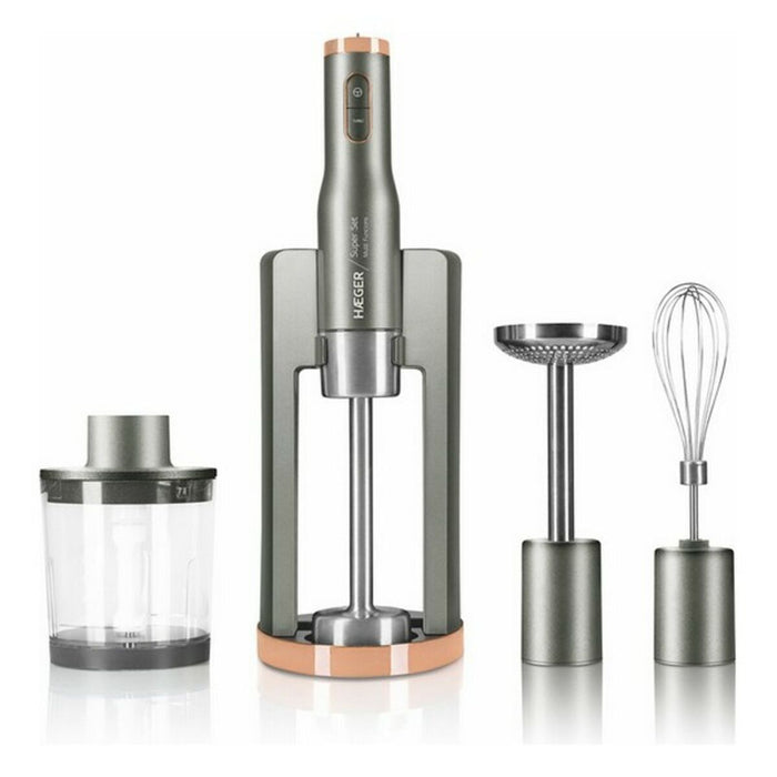 Multifunctionele Staafmixer met Accessoires Haeger HB-80C.024A Grijs 800 W