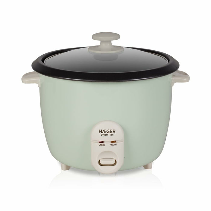 cuiseur à riz Haeger RC-18L.002A Vert Acier inoxydable Plastique 50 W
