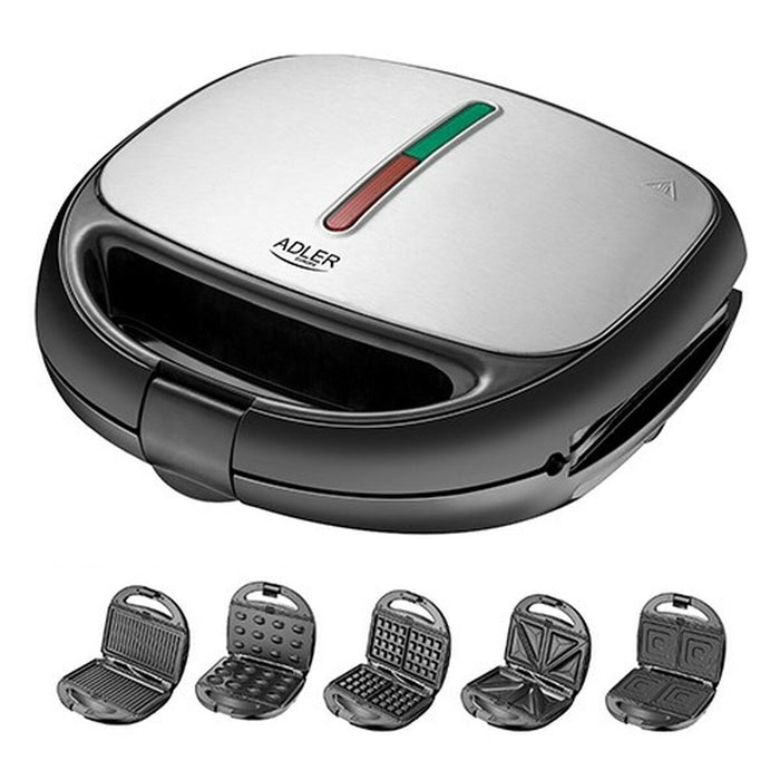Tosti apparaat Adler AD 3040 Zwart 1200 W