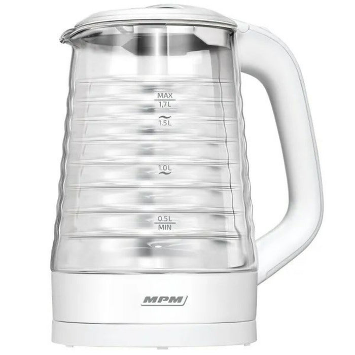 Waterkoker Mpm MCZ-124 Wit Glas 2200 W 1,7 L