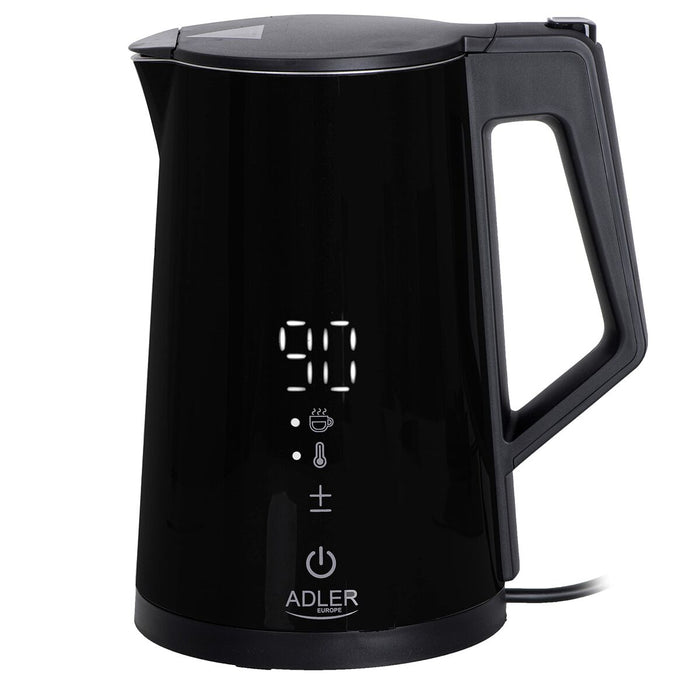 Waterkoker Adler AD 1345b Zwart Roestvrij staal 2200 W 1850 W 1,7 L