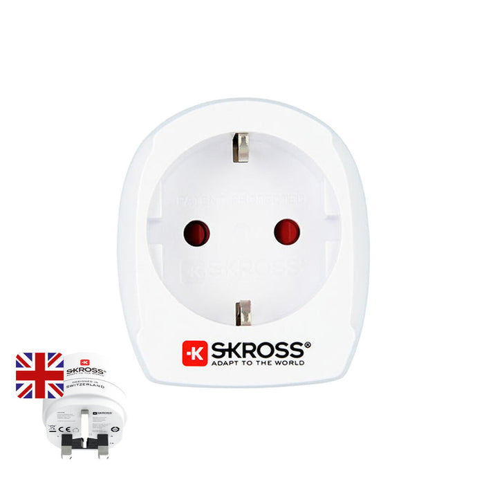 Adapter Skross 1500230-E Europees Verenigd Koninkrijk