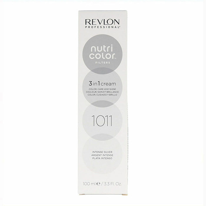 Permanente kleurcrème Revlon Nutri Color 3 in 1 1011 - Intense Silver Nº 1011 Intense Silver 100 ml