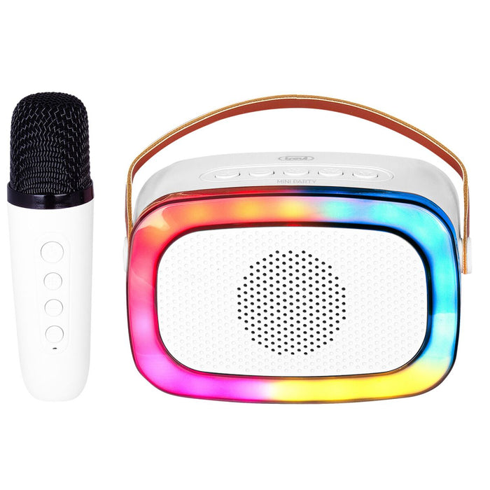 Luidspreker met Karaokemicrofoon Trevi Trevi XR 8A01 MINI PARTY Wit