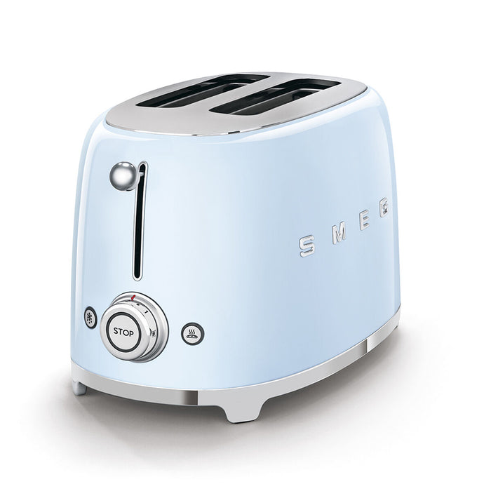 Broodrooster Smeg TSF01PBEU Roestvrij staal Vintage Blauw Jaren 50 950 W