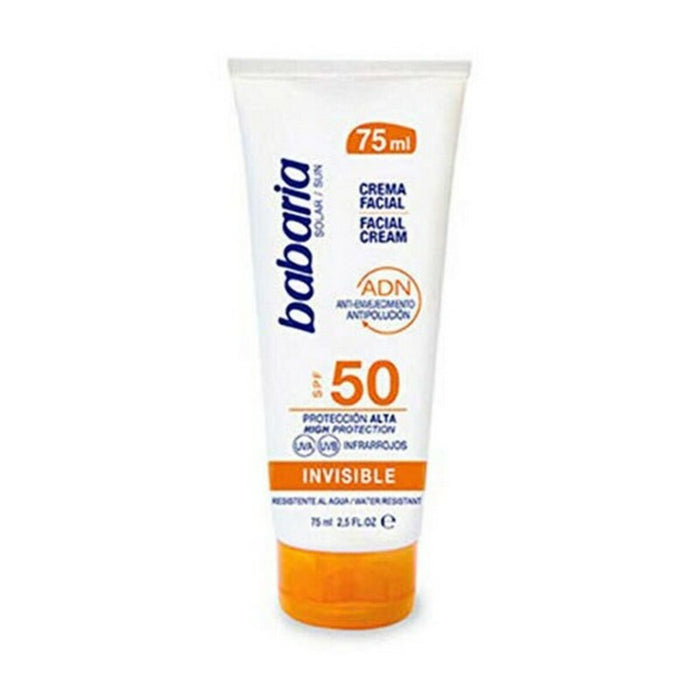 Gezichtszonnecrème SOLAR ADN INVISIBLE Babaria Solar Adn Invisible Spf 50 (75 ml) 75 ml Spf 50