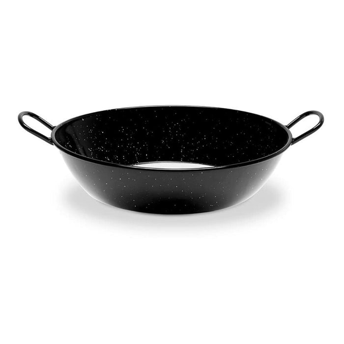 Pan Vaello Zwart Staal Multicolour Ø 32 cm Geëmailleerd Staal
