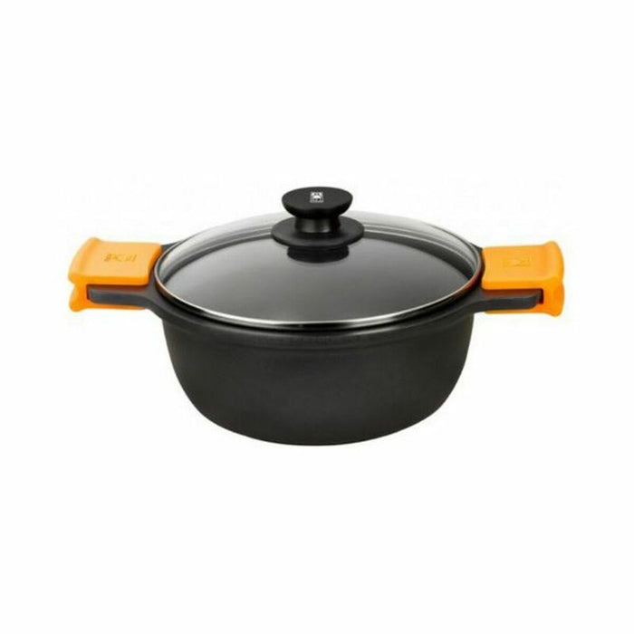 Kookpot BRA A270320 (20 cm) Zwart Metaal Aluminium Gehard aluminium Gegoten aluminium Ø 20 cm 2 L 3 L