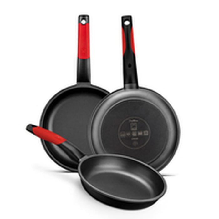 Antiaanbakpan BRA A411220 Ø 20 cm Rood Roestvrij staal Aluminium