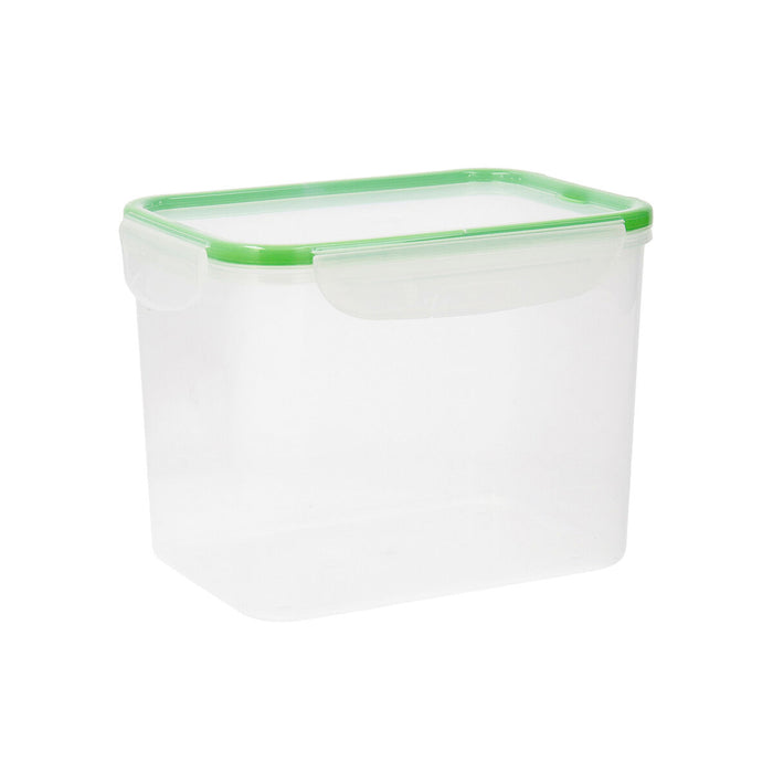 Hermetische Lunchtrommel Quid Greenery Transparant Plastic (3,7 L) (Pack 4x)