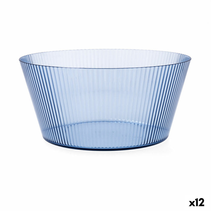 Saladekom Quid Sunset Blauw Plastic 25 cm (12 Stuks)