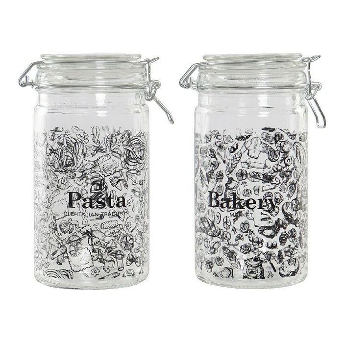 Tin DKD Home Decor Kristal Traditioneel 10 x 12.5 x 20 cm 1 L (2 pcs)
