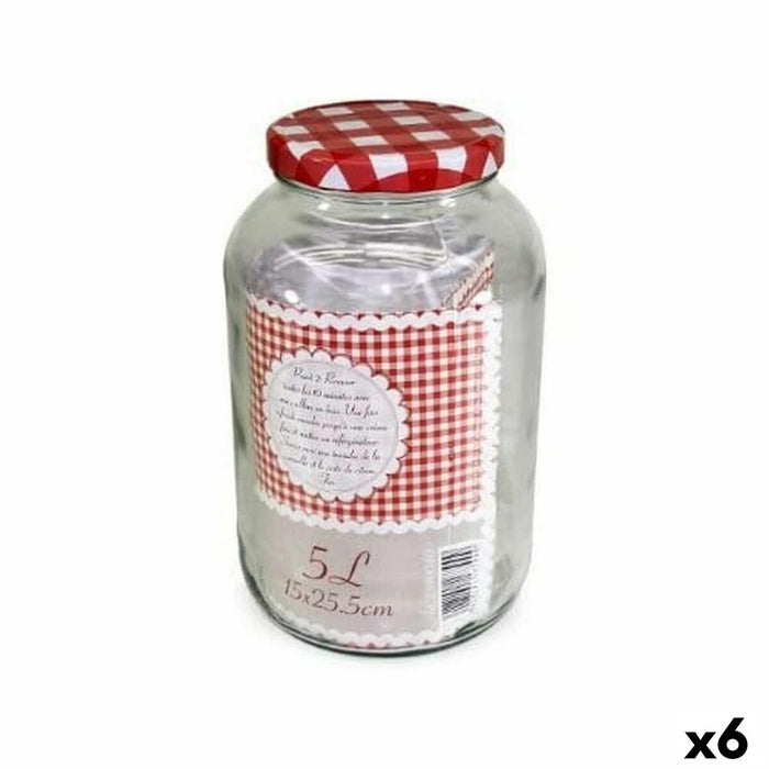 Tin Inde Galon Multifunctioneel Glas (6 Stuks)