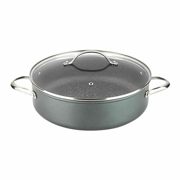 Kookpot met Deksel Fagor Grijs Ø 28 cm Gehard aluminium
