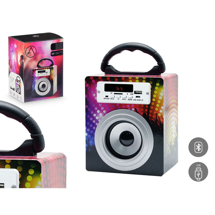 Bluetooth-luidsprekers KBQ-02 KBQ-02 Zwart Multicolour