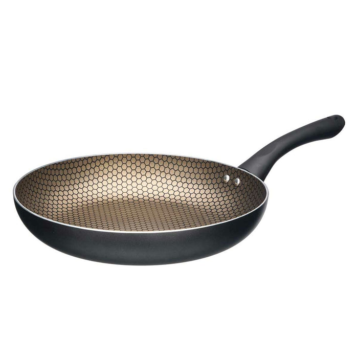 Antiaanbakpan Kinvara 12 12 Zwart Aluminium Bakeliet 28 cm Inductie
