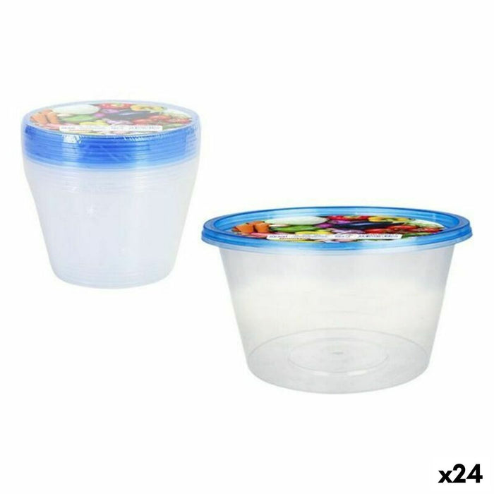 Ronde Lunchtrommel met Deksel Privilege 49791 1 L 7 Onderdelen (24 Stuks)