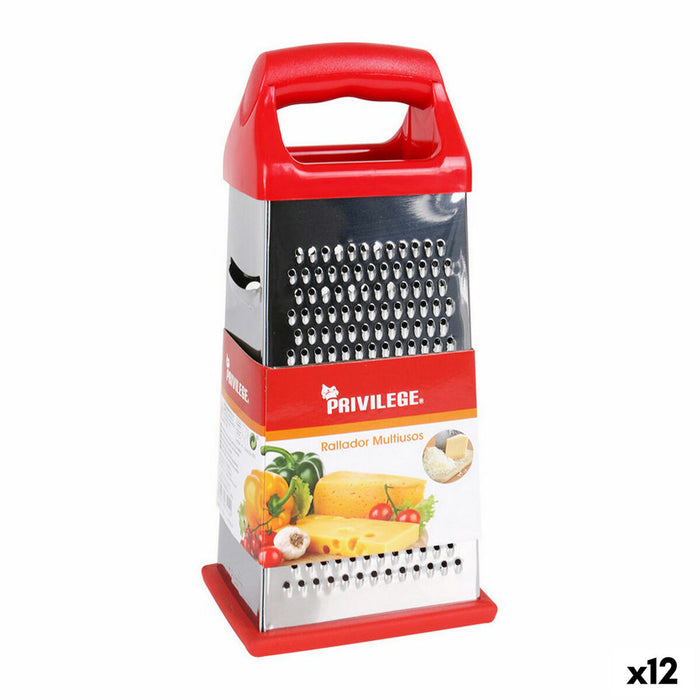 Multifunctionele Rasp Privilege 55416 4 zijden 11 x 8,5 x 24 cm (12 Stuks)
