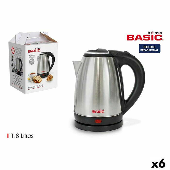 Bouilloire Électrique avec Voyant LED Basic Home 1500 W (1,8 L)