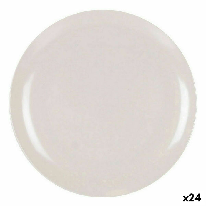 Saladekom La Mediterránea Melamine Wit 25 x 1,5 cm (24 Stuks)