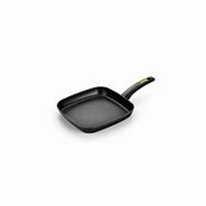Grillpan Monix GREEN      28CM Zwart Groen Roestvrij staal Bakeliet