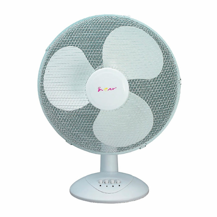 Table Fan F-Air White 40 W Ø 30 x 47 cm