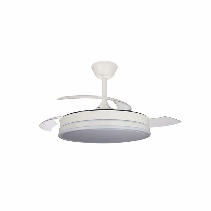 Ceiling Fan CristalRecord SUPERECO RETRAC 45W MD Transparent