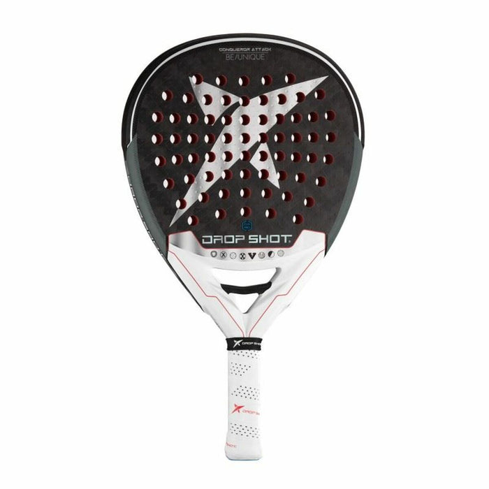 Padel Racket Drop Shot Explore Conqueror Attack Nic Wit Zwart