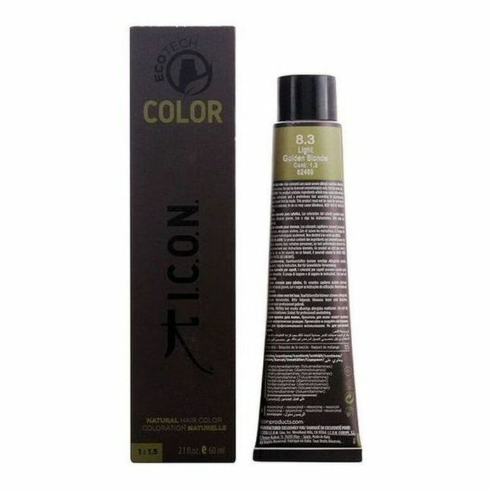 Permanente Kleur Ecotech Color I.c.o.n. Ecotech Color Nº 9.0-rubio muy claro Nº 8.0-rubio claro 60 ml